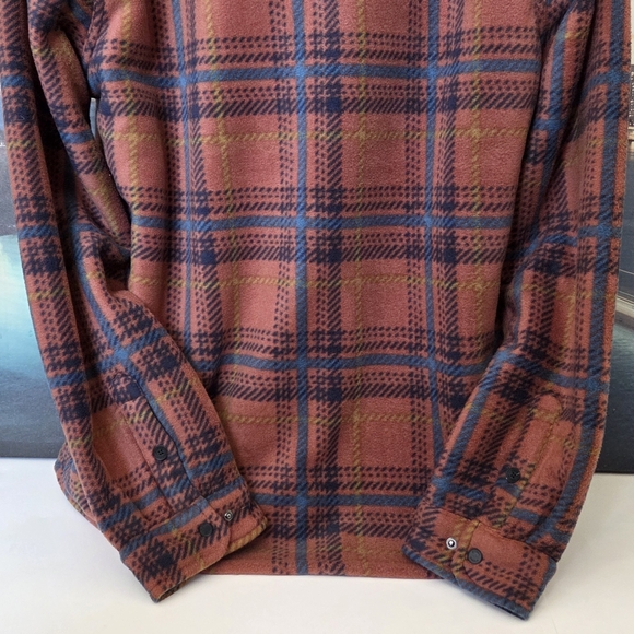 O'NEILL Rust & Navy Plaid Snap Buttons Jacket NWT - Picture 15 of 16